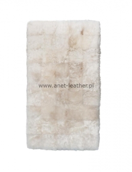 NATURAL DESIGNER RUG WHITE SHORN